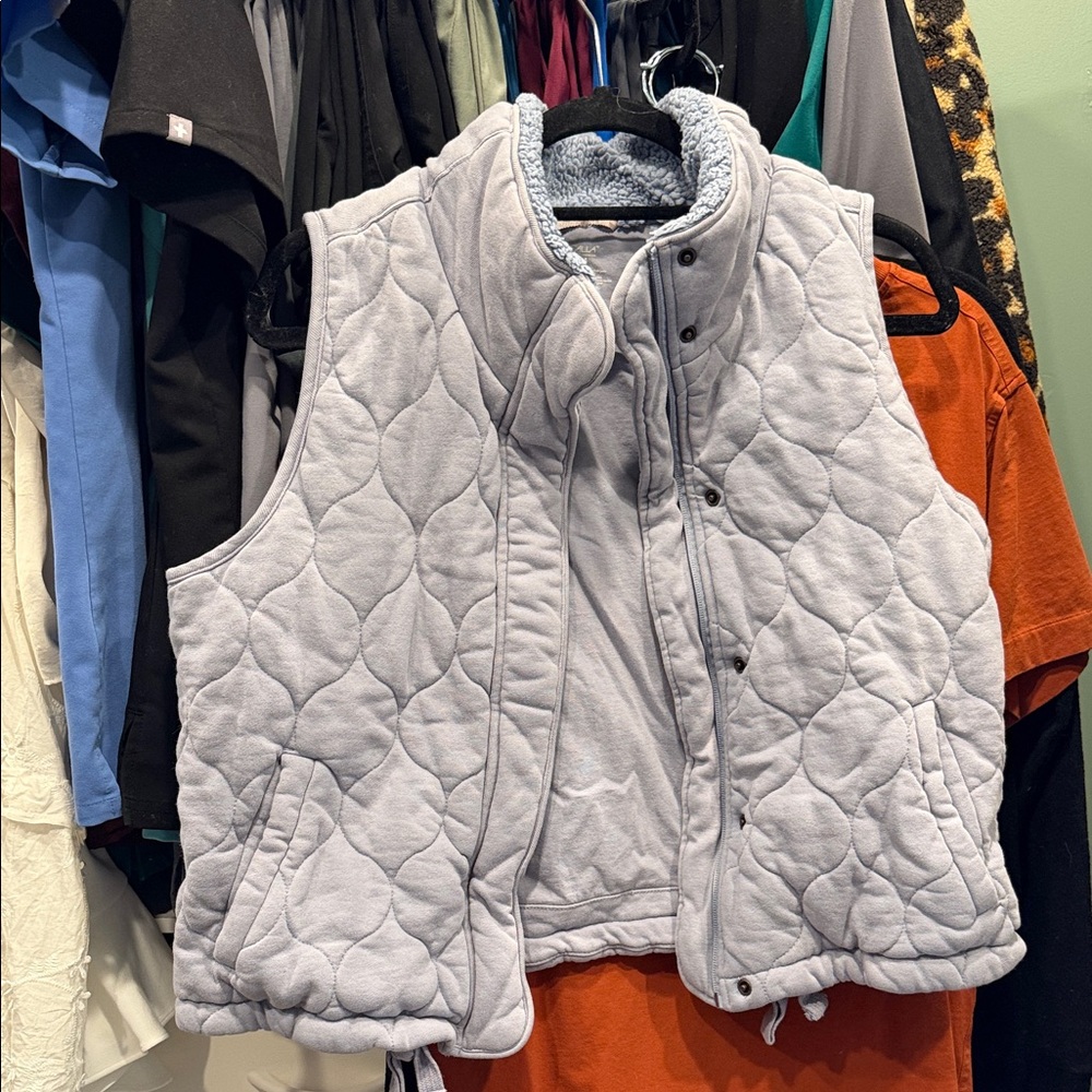 Calia Quilted Light Blue Vest